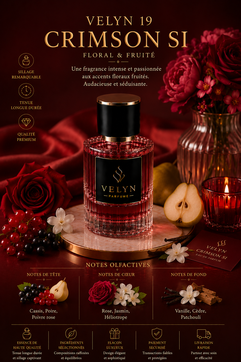 VELYN 19 — Crimson Si Pour Femme