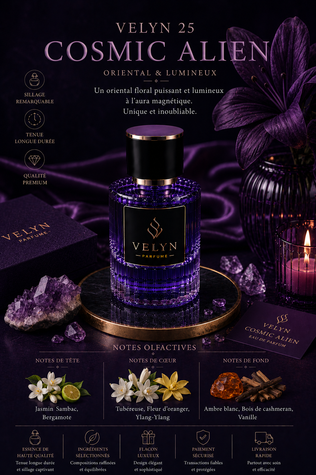VELYN 25 — Cosmic Alien Pour Femme
