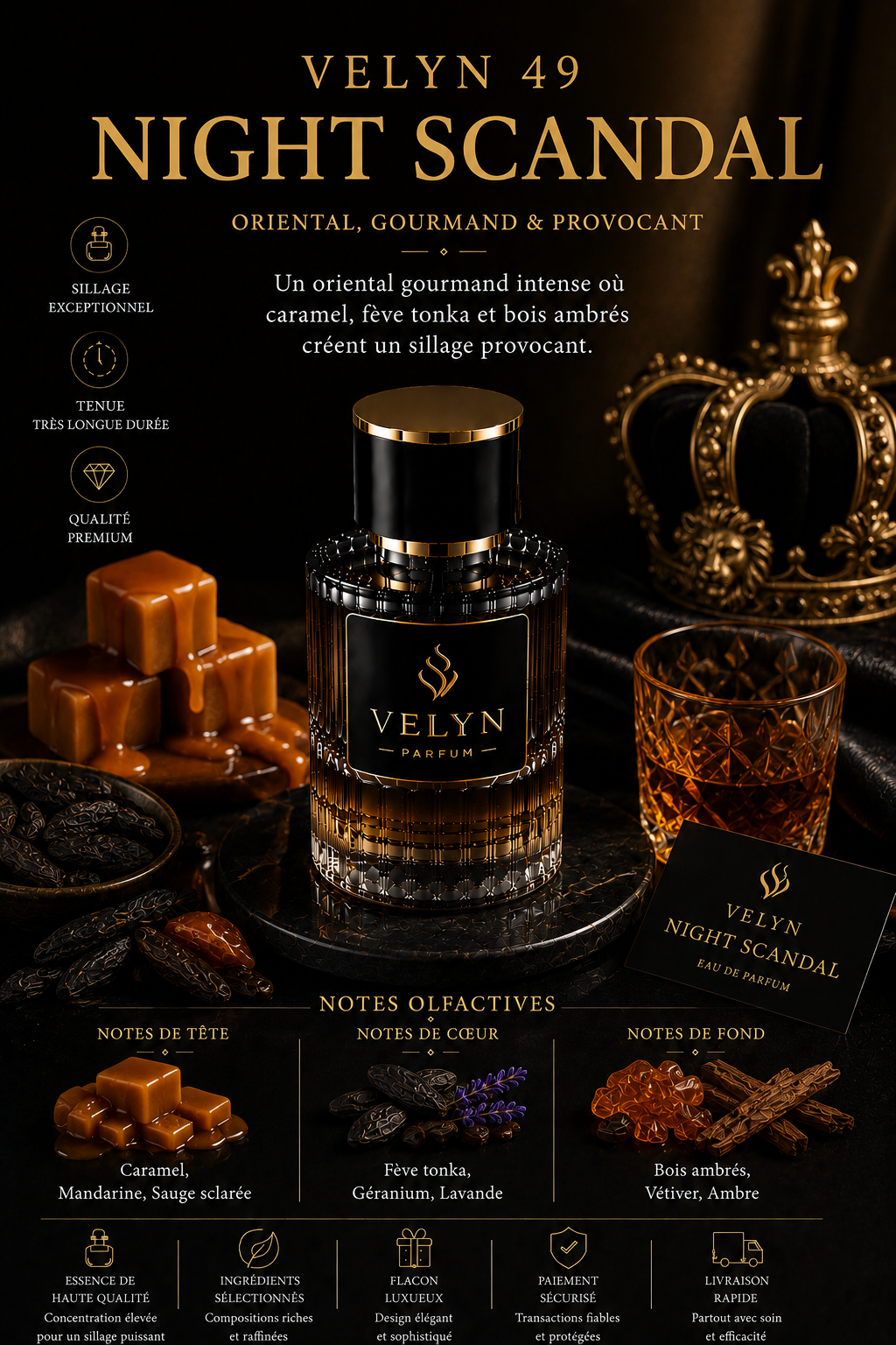VELYN 49 — Night Scandal Pour Homme