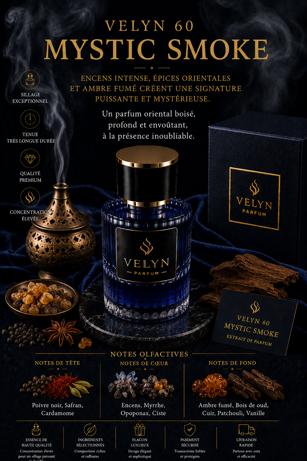 VELYN 60 — Mystic Smoke Pour Homme