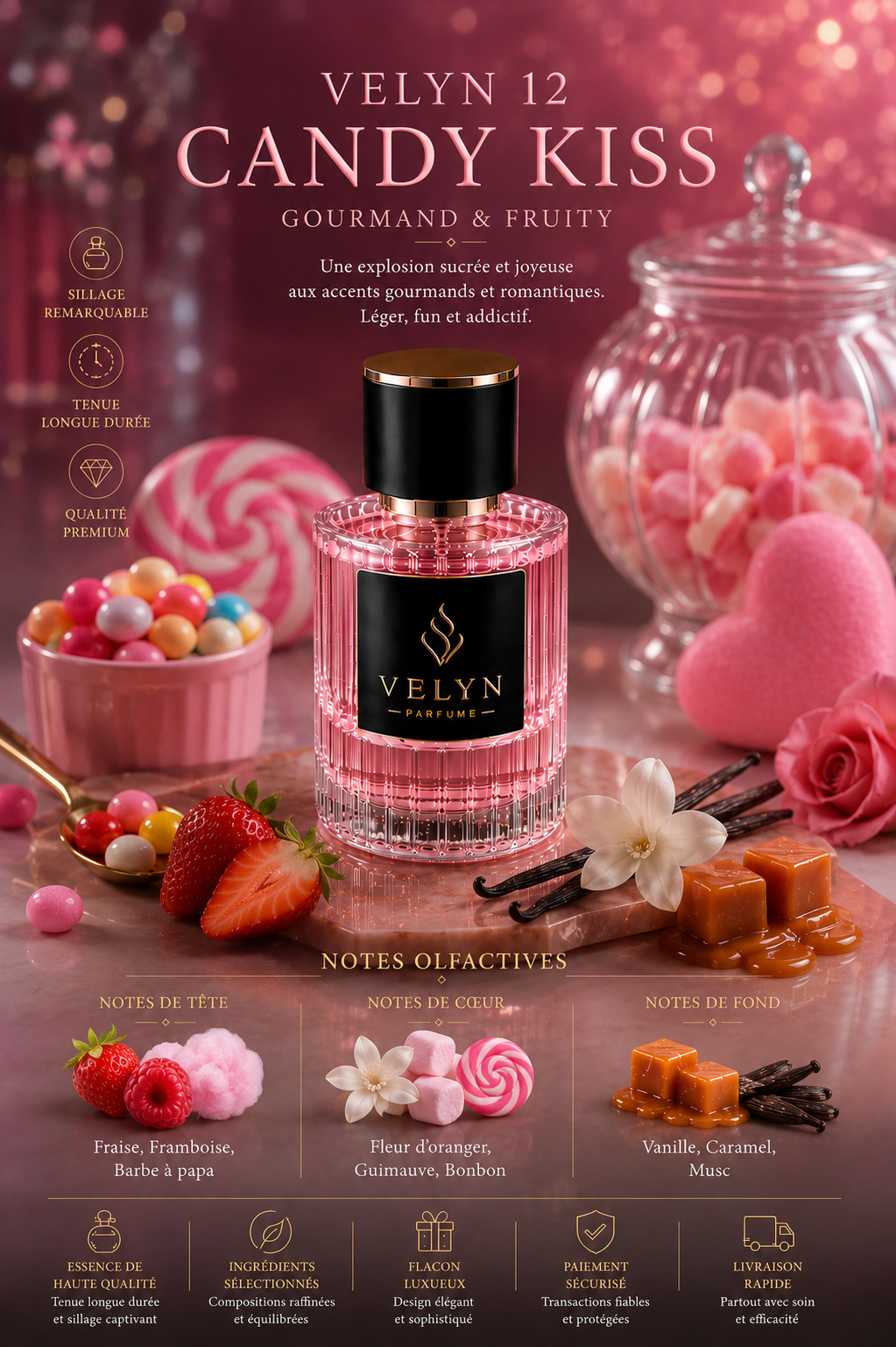 VELYN 12 — Candy Kiss Pour Femme