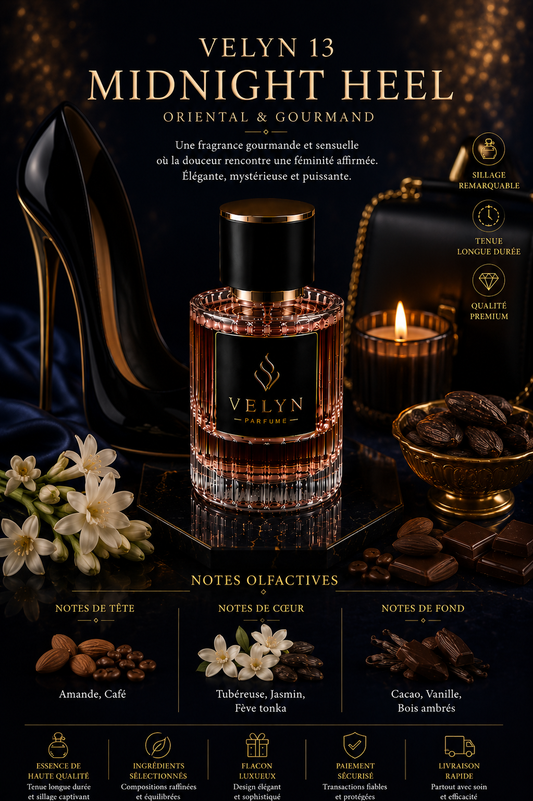 VELYN 13 — Midnight Heel Pour Femme