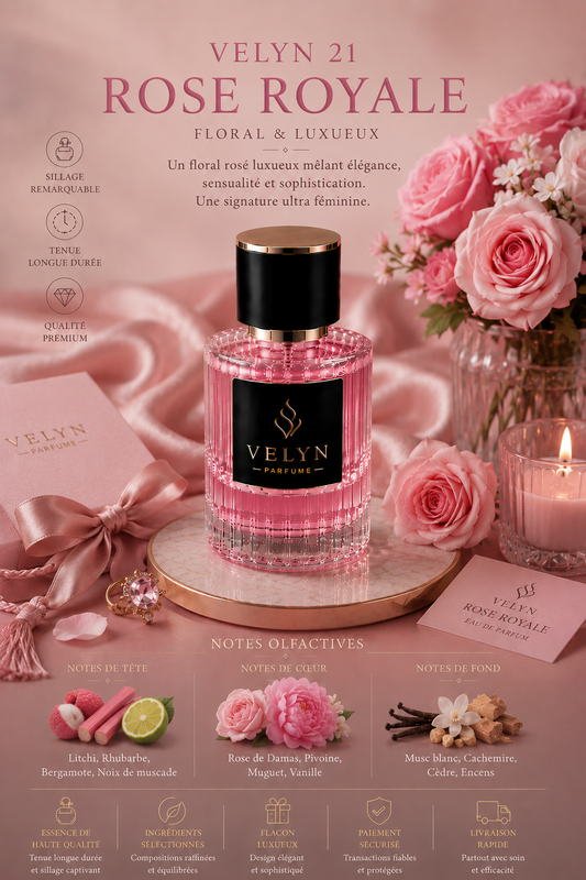 VELYN 21 — Rose Royale Pour Femme