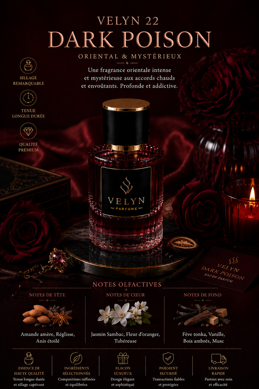 VELYN 22 — Dark Poison Pour Femme