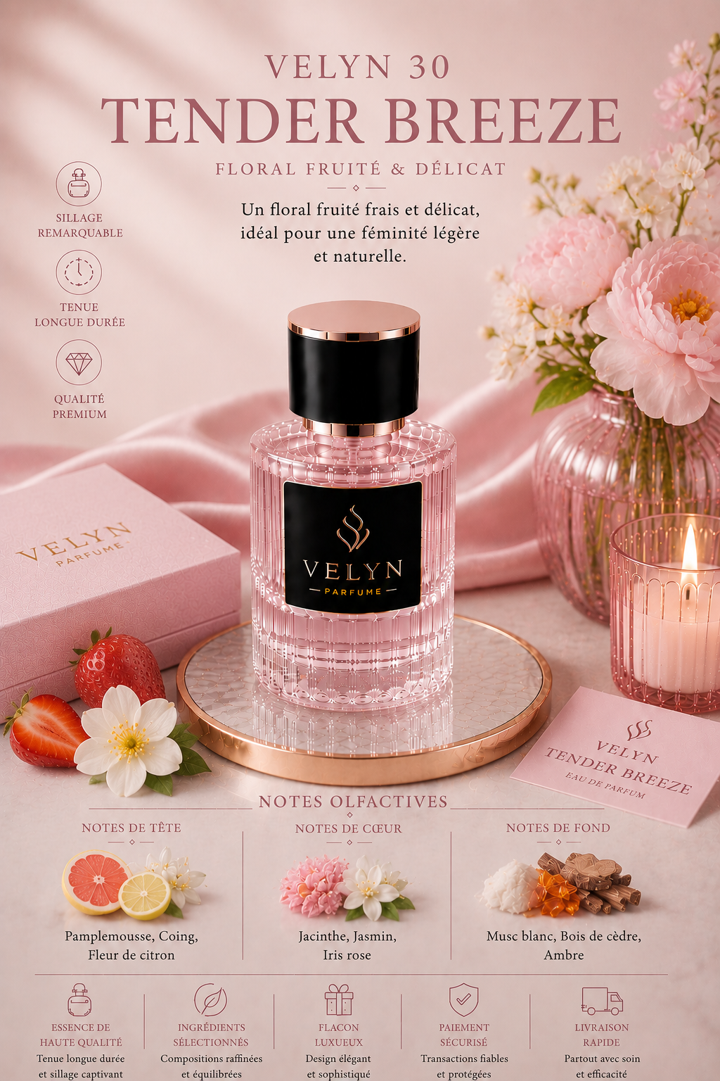 VELYN 30 — Tender Breeze Pour Femme