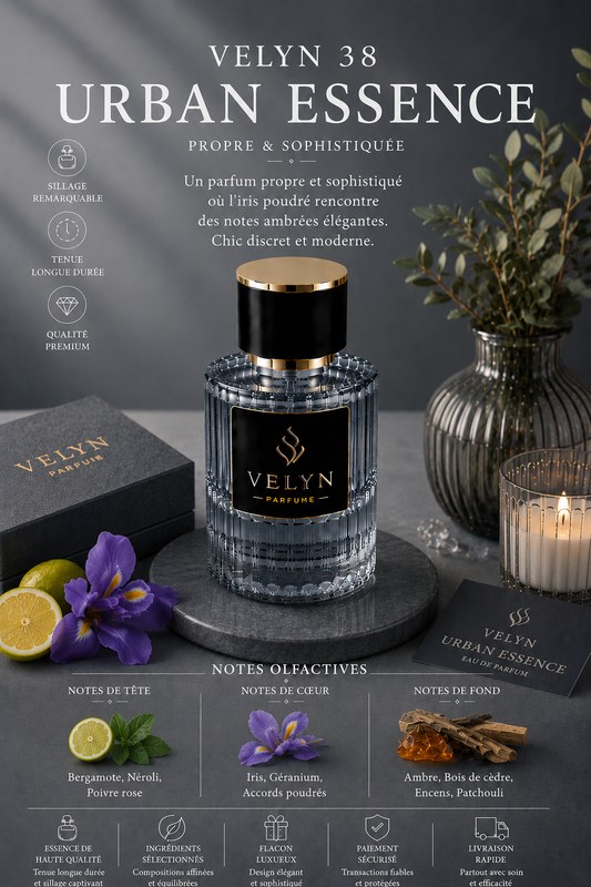 VELYN 38 — Urban Essence Pour Homme