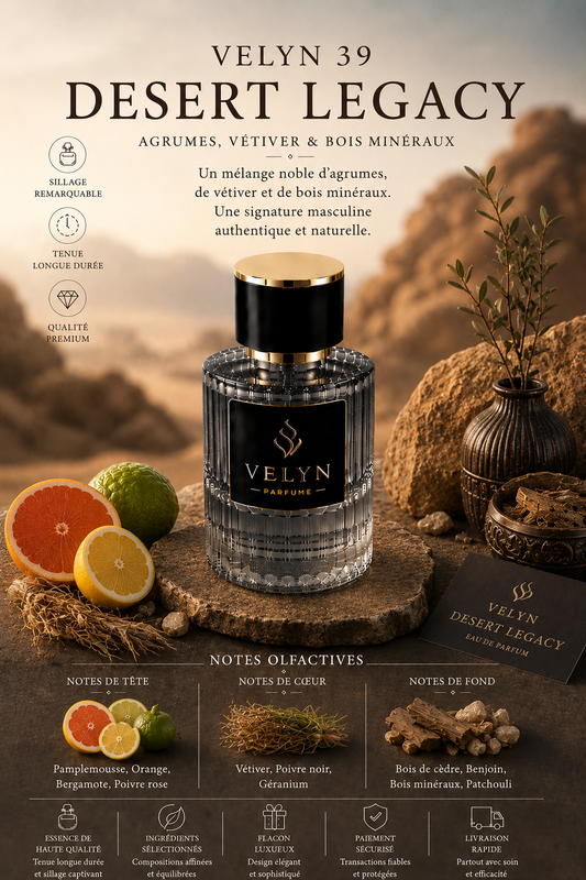 VELYN 39 — Desert Legacy Pour Homme