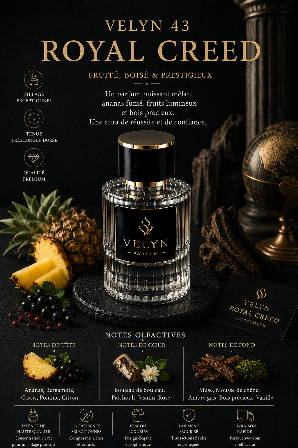 VELYN 43 — Royal Creed Pour Homme