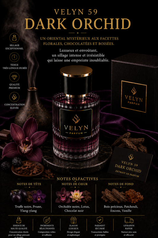 VELYN 59 — Dark Orchid Pour Homme